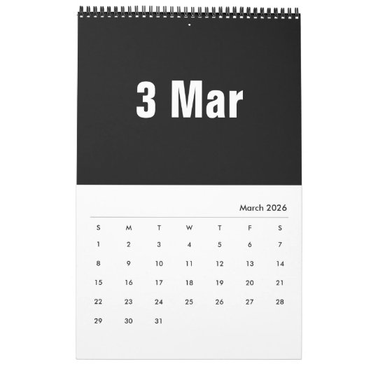 Calendrier Mural Design graphique moderne 2020 ~ Leslie Peppers (Mar 2026)