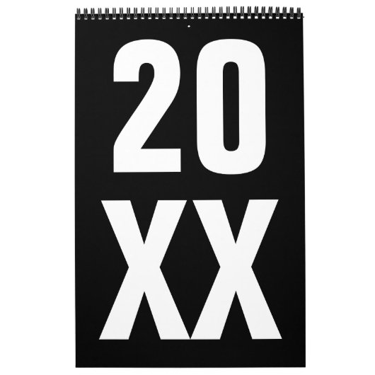 Calendrier Mural Design graphique moderne 2020 ~ Leslie Peppers (Protection)