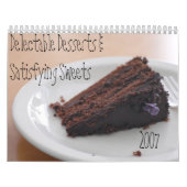 Calendrier Mural Desserts exquis (Protection)