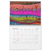 Calendrier Mural Dessins abstraits de nature (Feb 2026)