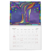 Calendrier Mural Dessins abstraits de nature (Mar 2026)