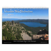 Calendrier Mural Destinations de vélo de montagne (Protection)