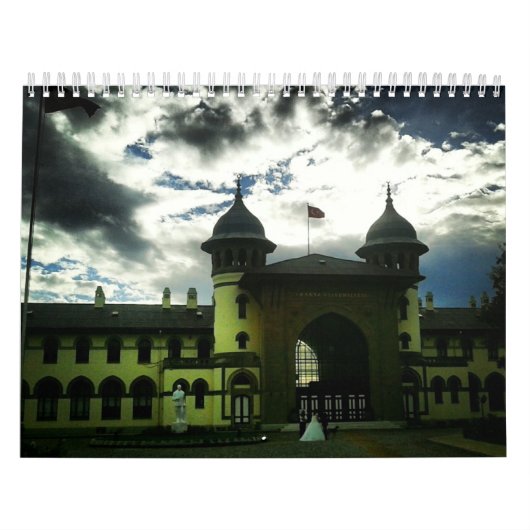 Calendrier Mural Différents endroits dans Balcans. (Protection)