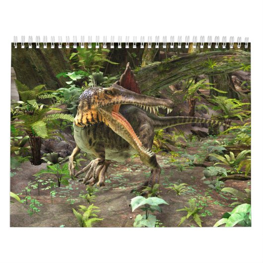 Calendrier Mural Dinosaure Spinosaurus (Protection)