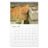 Calendrier Mural DJ's Cats One Page (Feb 2026)