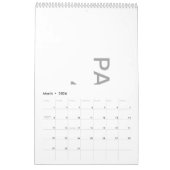 Calendrier Mural do-it-yourself ~ Livre de photos 26 pages / Taille (Mar 2026)