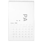 Calendrier Mural do-it-yourself ~ Livre de photos 26 pages / Taille (Jan 2026)