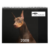 Calendrier Mural Dobermann 2008 de Bakari (Protection)