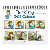 Calendrier Mural Dorkling 2013 Monthly Wall Calendar humour BD (Protection)