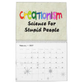 Calendrier Mural Douze Mois D'Athéisme (Feb 2027)