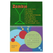 Calendrier Mural Douze mois de cocktails de base (Mar 2026)