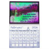 Calendrier Mural Douze mois de déesses (Feb 2026)