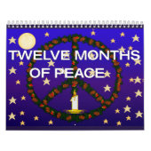 Calendrier Mural Douze mois de paix (Protection)