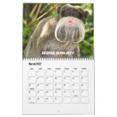 Calendrier Mural Douze singes (Mar 2027)