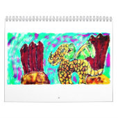 Calendrier Mural Dragon et pierres gemmes (Protection)