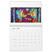 Calendrier Mural Dragon et pierres gemmes (Mar 2027)