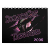 Calendrier Mural DragonCat Designs 2009 3D Dragons (Protection)