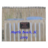 Calendrier Mural DSCI1291, Myrtle Beach, SC2009 (Protection)