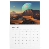 Calendrier mural du blasphème numérique "Mondes" (Mar 2027)