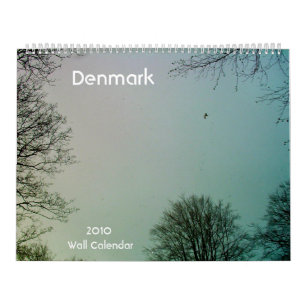 Calendrier mural du Danemark 2010