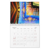 Calendrier mural du pilier 2019 de coucher du (Mar 2027)