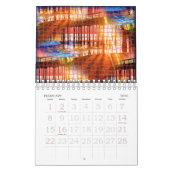 Calendrier mural du pilier 2019 de coucher du (Feb 2026)