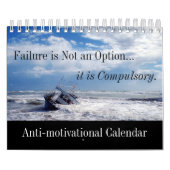 Calendrier Mural Échec et absurdité Anti-de motivation (Protection)