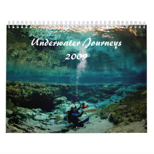 Calendrier Mural Édition 2009 sous-marine de voyages