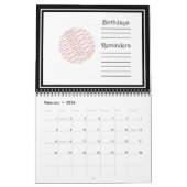 Calendrier Mural Edvard rencontre Vincent (Feb 2026)