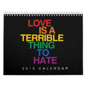 CALENDRIER MURAL ÉGALITÉ DE LGBT (Protection)