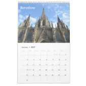 Calendrier Mural Eglises de 12 mois d'Espagne (Jan 2027)