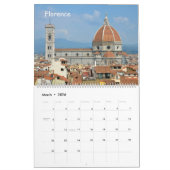 Calendrier Mural Eglises de Toscane de 12 mois (Mar 2026)