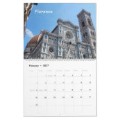 Calendrier Mural Eglises de Toscane de 12 mois (Feb 2027)