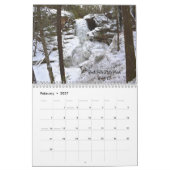 Calendrier mural en baisse préféré des eaux (Feb 2027)