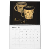 Calendrier Mural En l'année 2012 (Feb 2027)