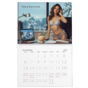 Calendrier Mural Entreprise Bikini Glamour Models