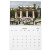 Calendrier mural Espagne de 12 mois (Jan 2027)