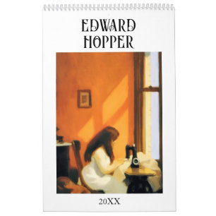 Calendrier mural esthétique artistique d'Edward Ho