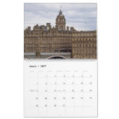Calendrier mural esthétique Edimbourg Scotland Cit (Mar 2027)