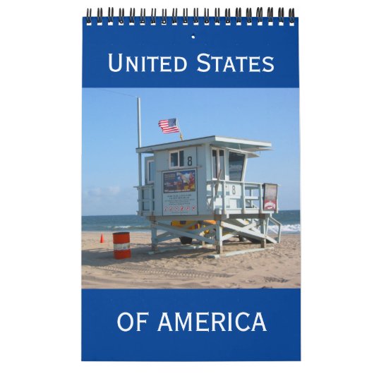 Calendrier Mural États-Unis unis 2026 (Protection)