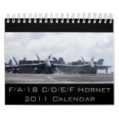 Calendrier Mural F/A-18 frelon 2011 (Protection)
