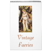 Calendrier Mural Féeries vintages (Protection)