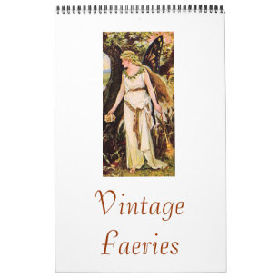 Calendrier Mural Féeries vintages