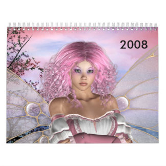Calendrier Mural fées et anges 2008