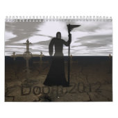 Calendrier Mural Fin du compte du monde vers le bas (Protection)