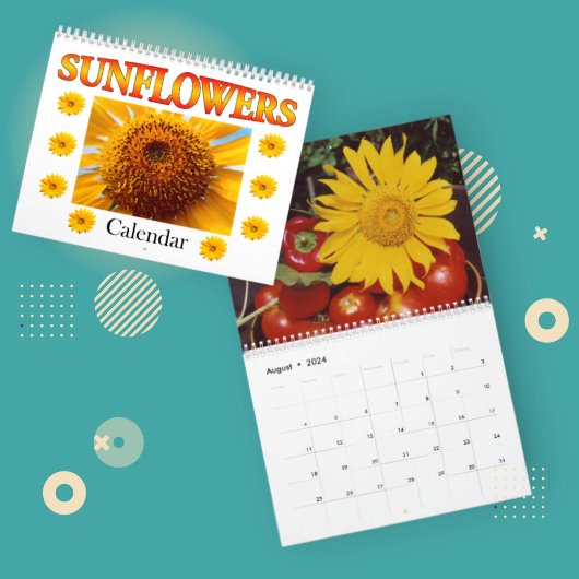 Calendrier Mural Fleur de tournesol