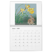 Calendrier mural Fleur et Faune 2026 (Mar 2027)