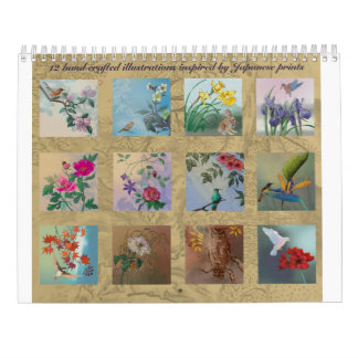 Calendrier mural Fleur sable et Faune 2027