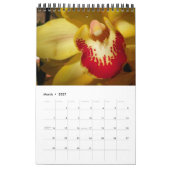 Calendrier Mural Fleurs (Mar 2027)