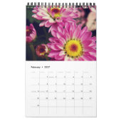 Calendrier Mural Fleurs (Feb 2027)